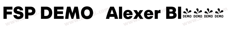 FSP DEMO   Alexer Bl字体转换